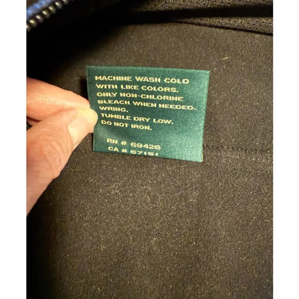 G.H. Bass & Co. Black Softshell Jacket Men’s Large | Outdoor Lightweight minimal